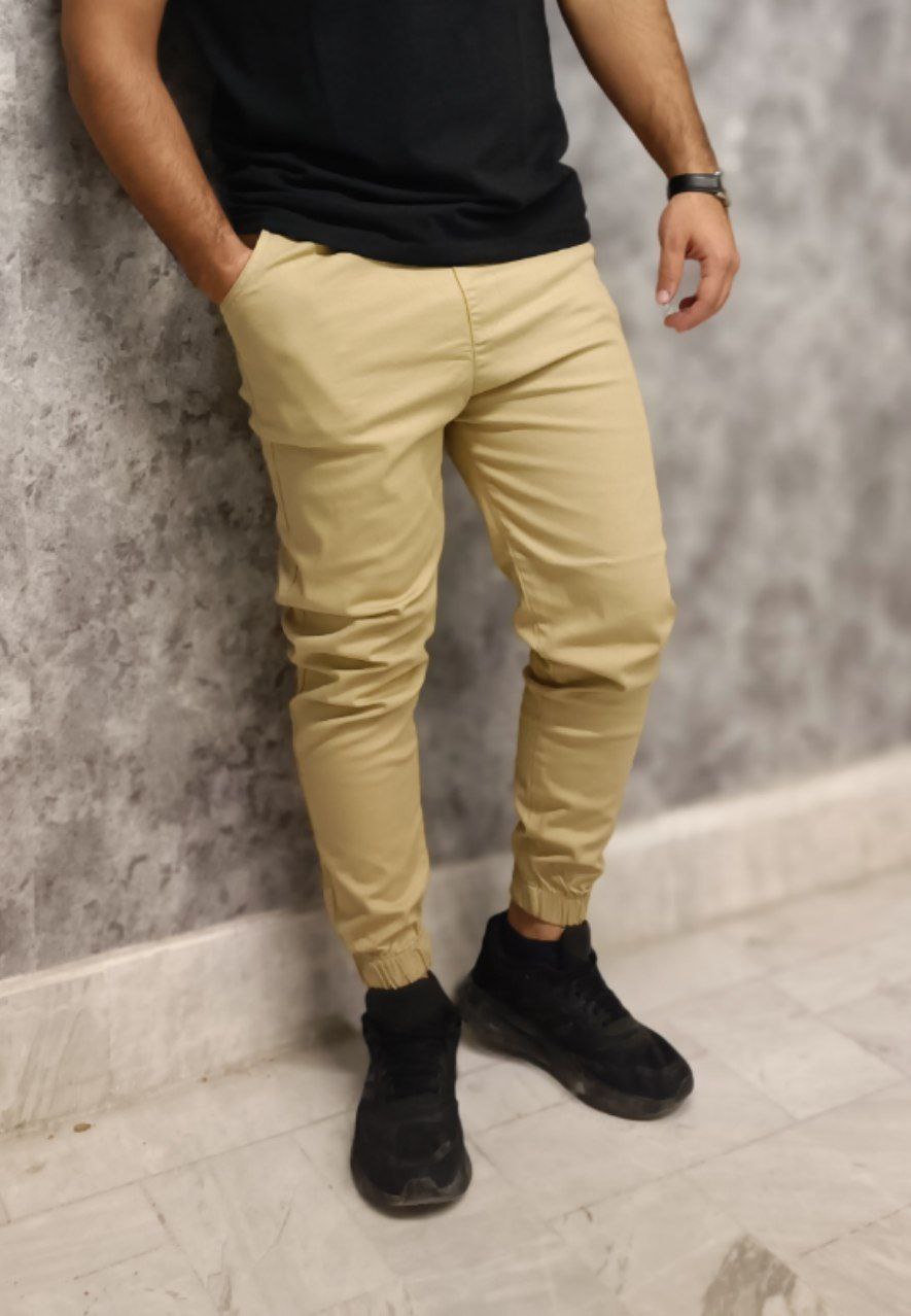 شلوار کتان پاکشی مردانه کمرکش